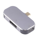 Bộ Chuyển Đổi 3 Trong 1 USB-C / Type-C Đực Sang USB-C / Type-C + USB + DP Cái, USB-C / Type-C + USB + DP