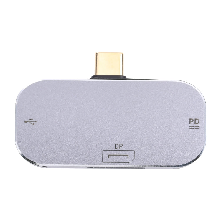 Bộ Chuyển Đổi 3 Trong 1 USB-C / Type-C Đực Sang USB-C / Type-C + USB + DP Cái, USB-C / Type-C + USB + DP