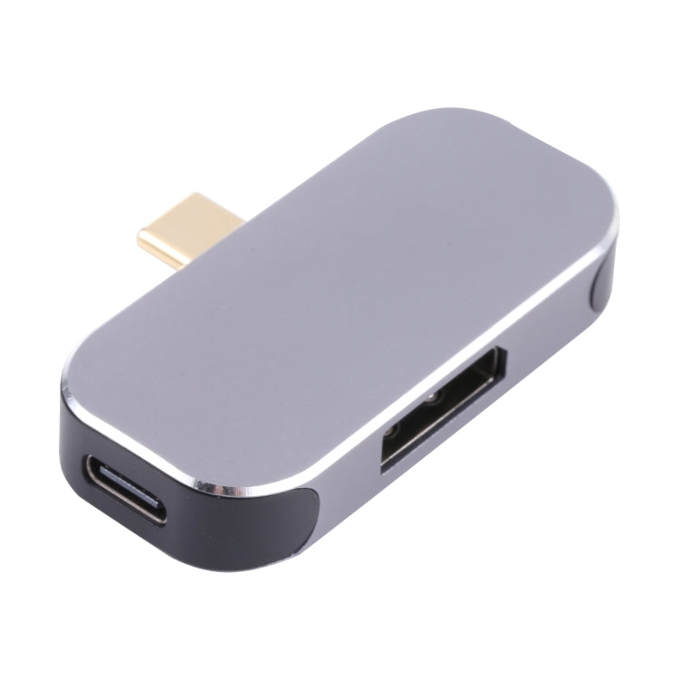 Bộ Chuyển Đổi 3 Trong 1 USB-C / Type-C Đực Sang USB-C / Type-C + USB + DP Cái, USB-C / Type-C + USB + DP