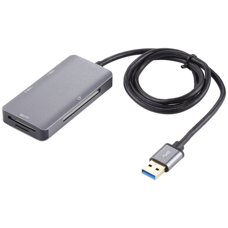 Đầu đọc thẻ đa chức năng 5 trong 1 USB 3.0 kép + CF + TF + SD, 5 trong 1 USB 3.0