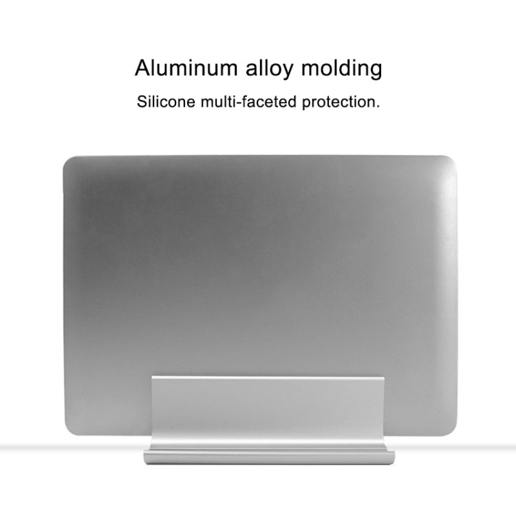 Giá đỡ đứng tản nhiệt lưu trữ Laptop bằng hợp kim nhôm di động đa năng khe đơn điều chỉnh chiều rộng, Khe đơn màu đen