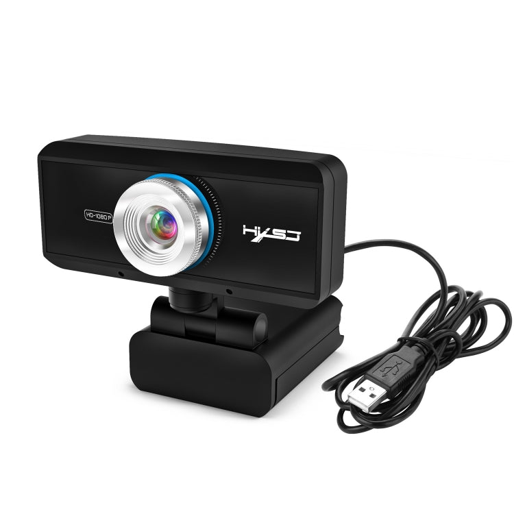 HXSJ S4 Webcam PC Video HD 1080P điều chỉnh 180 độ lấy nét thủ công với Microphone