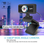HXSJ S4 Webcam PC Video HD 1080P điều chỉnh 180 độ lấy nét thủ công với Microphone