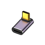 Bộ chuyển đổi góc dọc USB-C/Type-C cái sang USB-C/Type-C đực 240W 40Gbps có đèn, Bộ chuyển đổi góc dọc