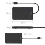 Hộp đựng ổ cứng SATA 2.5 inch USB 3.0 UNITEK, dài 30cm, giao diện SATA USB 3.0, dài 30cm