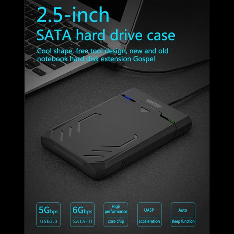 Hộp đựng ổ cứng SATA 2.5 inch USB 3.0 UNITEK, dài 30cm, giao diện SATA USB 3.0, dài 30cm