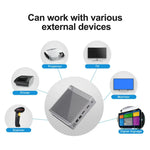 Máy tính Mini hệ điều hành Windows và Linux K660S, Bộ xử lý Intel Celeron N2840 Quad-Core 1.83-2.25GHz, RAM 2GB + SSD 32GB, 2GB+32GB