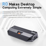 Máy tính Mini hệ điều hành Windows và Linux R0, Bộ xử lý Quad Core 1.5GHz, RAM: 1GB, ROM: 8GB, Phiên bản có dây