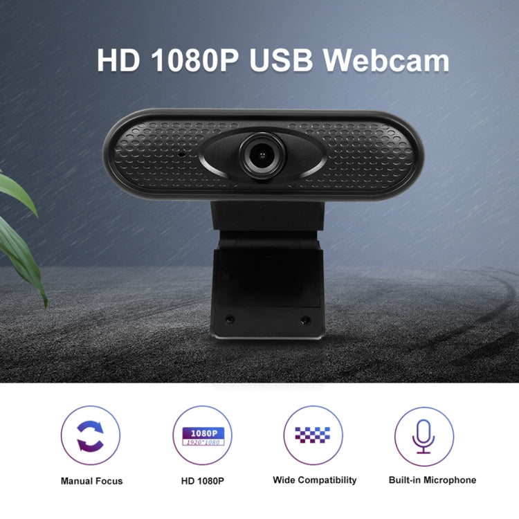 Camera USB Webcam HD 1080P với Microphone, 1080P