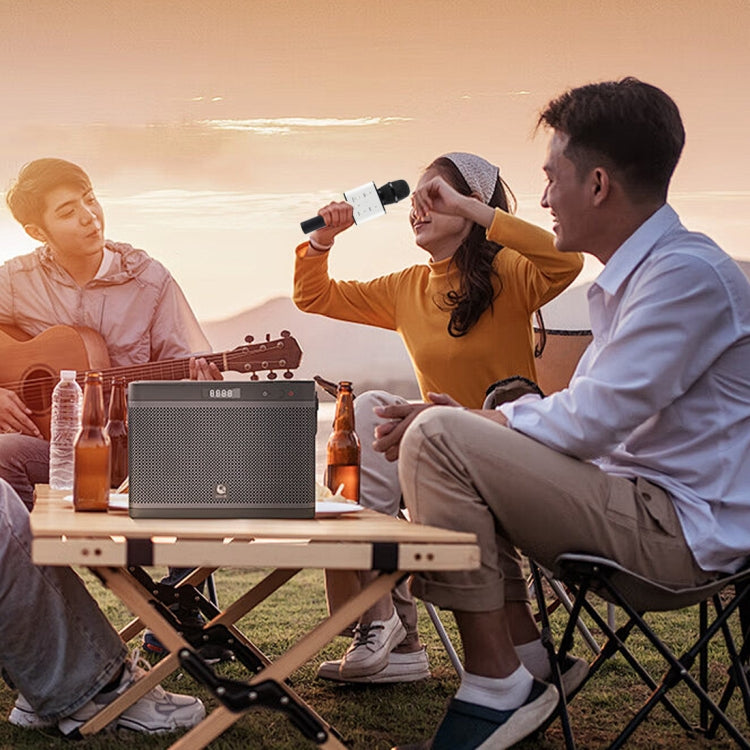 Micro Karaoke Cầm Tay Bluetooth SDRD SD-08 Loa Đôi Âm Thanh Chất Lượng Cao, Micro Condenser Không Dây