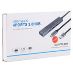 Bộ Chuyển USB 3.0 4 Cổng Sang USB 3.0 Hợp Kim Nhôm Có Đèn LED 3019