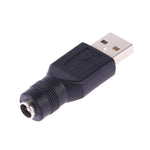Adapter Kết Nối USB Đầu Nam Sang Đầu 5.5 x 2.1mm Nữ, USB Đầu Nam Sang 5.5 x 2.1mm