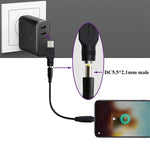 Adapter Kết Nối USB Đầu Nam Sang Đầu 5.5 x 2.1mm Nữ, USB Đầu Nam Sang 5.5 x 2.1mm