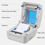 Máy in mã vạch tự động hiệu chuẩn nhiệt cổng USB Xprinter XP-460B, XP-460B