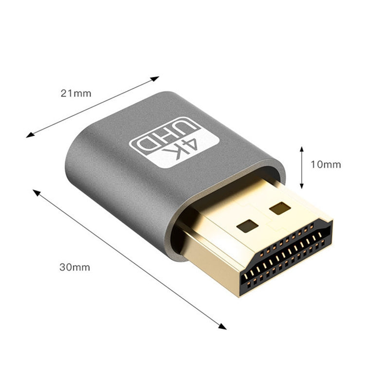 Bộ Chuyển Đổi Màn Hình Ảo VGA HDMI 1.4 DDC EDID Dummy Plug Mô Phỏng Màn Hình Không Đầu, Màu Hồng, Xám, Vàng, Đỏ, Bạc