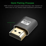 Bộ Chuyển Đổi Màn Hình Ảo VGA HDMI 1.4 DDC EDID Dummy Plug Mô Phỏng Màn Hình Không Đầu, Màu Hồng, Xám, Vàng, Đỏ, Bạc