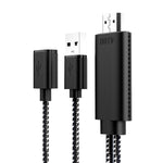 Cáp chuyển đổi video HD 2K 7563s USB-C / Type-C cái sang HDMI đực, chiều dài cáp: 1m