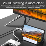 Bộ chuyển đổi video HD 75216 4 trong 1 8 chân sang HDMI + cổng sạc 8 chân + 2 cổng USB, 75216