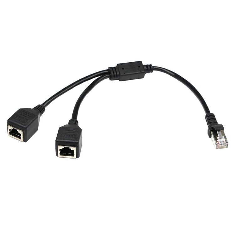 Bộ Chia Cổng Mạng LAN Ethernet CAT5 RJ45 1 Ra 2, Dài Cáp: 25cm
