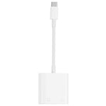 Bộ chuyển đổi 2 trong 1 NK-1035 TC USB-C / Type-C đực sang Ethernet + USB-C nguồn cái, NK-1035 TC