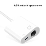 Bộ chuyển đổi 2 trong 1 NK-1035 TC USB-C / Type-C đực sang Ethernet + USB-C nguồn cái, NK-1035 TC