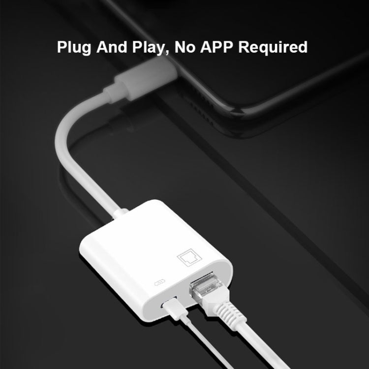 Bộ chuyển đổi 2 trong 1 NK-1035 TC USB-C / Type-C đực sang Ethernet + USB-C nguồn cái, NK-1035 TC