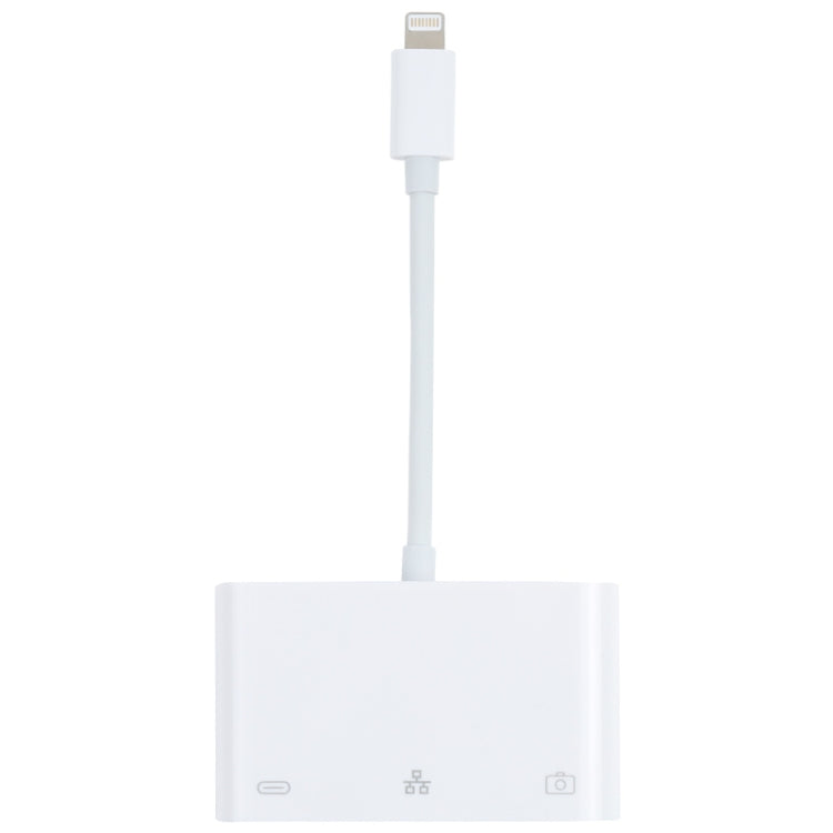 Bộ chuyển đổi NK-107 3 trong 1 8 chân đực sang USB + Ethernet 1000M + nguồn 8 chân cái