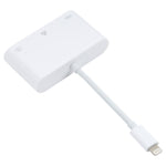 Bộ chuyển đổi NK-107 3 trong 1 8 chân đực sang USB + Ethernet 1000M + nguồn 8 chân cái