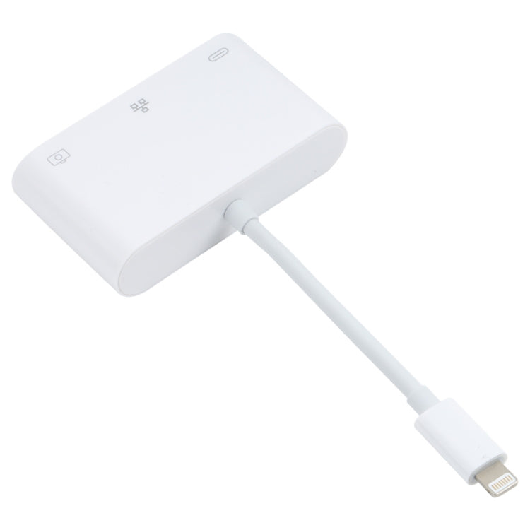 Bộ chuyển đổi NK-107 3 trong 1 8 chân đực sang USB + Ethernet 1000M + nguồn 8 chân cái