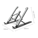 Giá đỡ laptop để bàn nâng cao, đế làm mát, giá đỡ nâng gập được, Pro-8