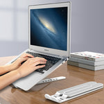 Giá đỡ laptop để bàn nâng cao, đế làm mát, giá đỡ nâng gập được, Pro-8