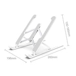 Giá đỡ laptop để bàn nâng cao, đế làm mát, giá đỡ nâng gập được, Pro-8