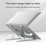 Giá đỡ laptop để bàn có thể điều chỉnh di động nâng cao chiều cao, giá đỡ gập tản nhiệt, Kiểu dáng: Thông thường, Kiểu dáng: Thông thường (Xám), Kiểu dáng: Thông thường (Bạc)