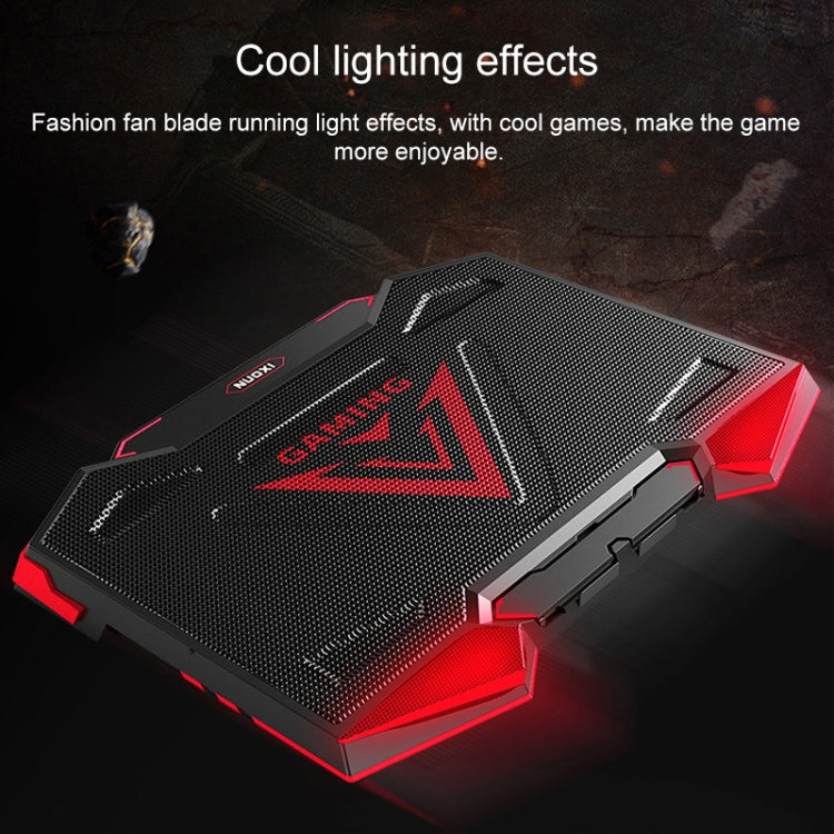 Giá đỡ máy tính xách tay với hai cổng USB và bộ tản nhiệt 5 lõi