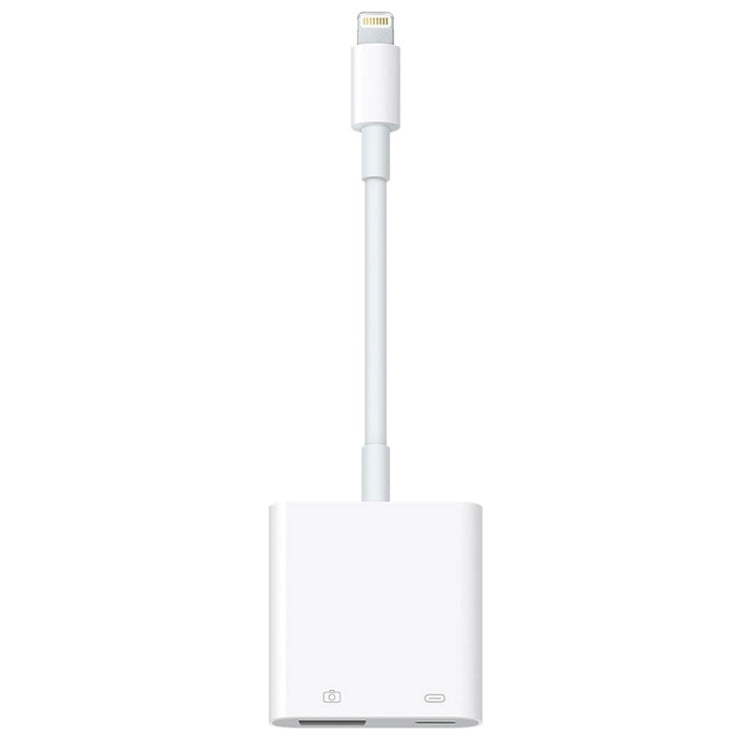 Cáp sạc dữ liệu 11cm 8 chân đực sang USB & 8 chân, Đầu đọc camera, Hỗ trợ hệ điều hành iOS 9.2 trở lên