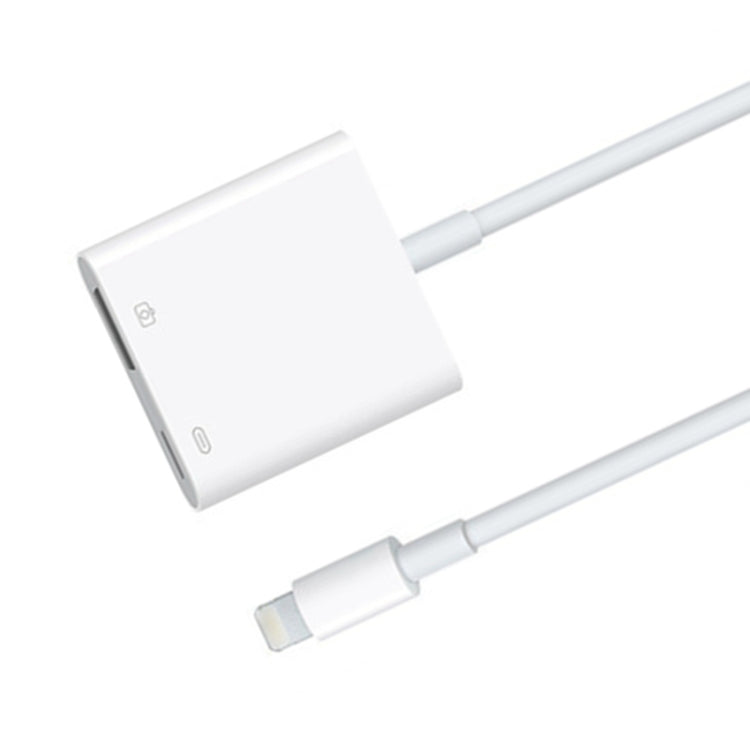 Cáp sạc dữ liệu 11cm 8 chân đực sang USB & 8 chân, Đầu đọc camera, Hỗ trợ hệ điều hành iOS 9.2 trở lên