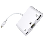 Cáp chuyển đổi video kỹ thuật số OTG 3 trong 1 NK-107 Ethernet + USB + cổng sạc 8 chân cái sang 8 chân đực