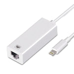 Bộ chuyển đổi card mạng Micro Ethernet NK-107 A1 cổng sạc 8 chân cái sang 8 chân đực