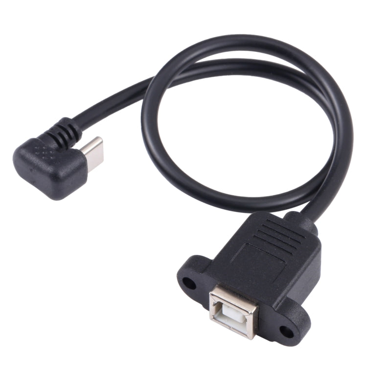 Cáp kết nối USB-C / Type-C đực sang cổng in vuông loại B cái, Type-C sang loại B vuông