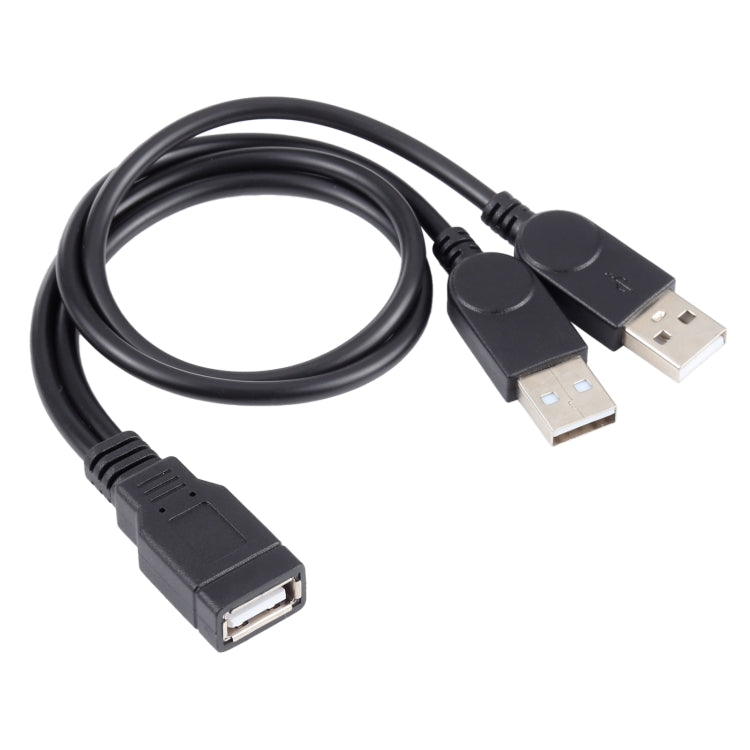 Cáp USB cái sang 2 USB đực, chiều dài khoảng 30cm