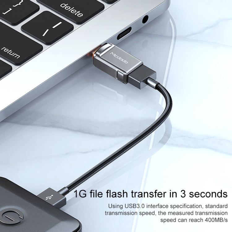 Bộ chuyển đổi MCDODO USB 3.0 cái sang USB-C / Type-C đực OTG cho USB Flash Disk, USB-C / Type-C