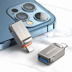 Bộ chuyển đổi USB 3.0 cái sang 8 chân đực OTG MCDODO USB Flash Disk, 8 chân