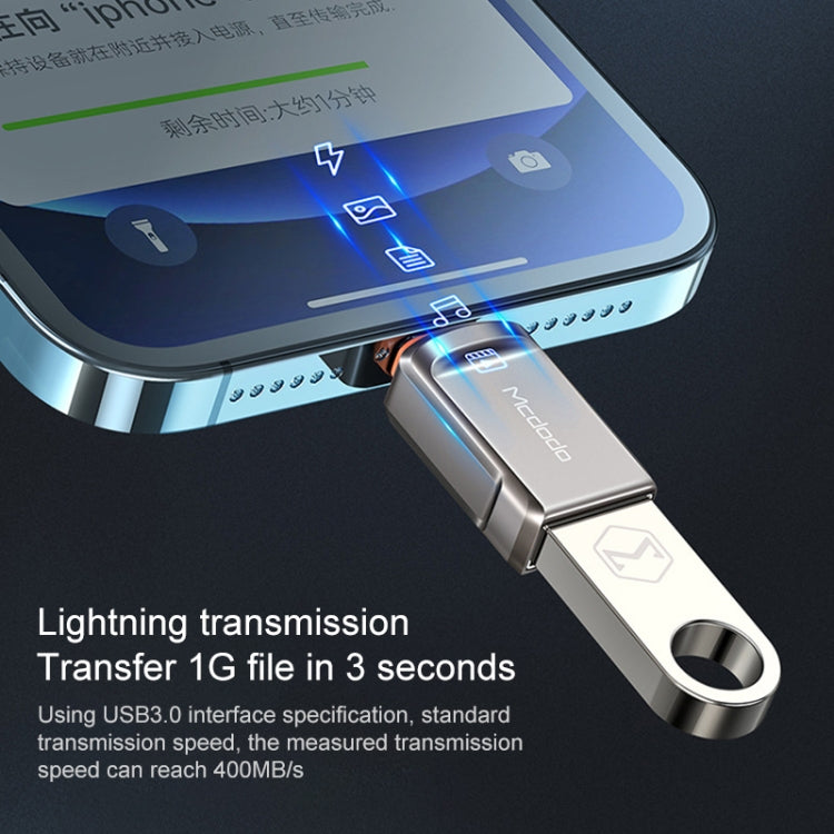 Bộ chuyển đổi USB 3.0 cái sang 8 chân đực OTG MCDODO USB Flash Disk, 8 chân