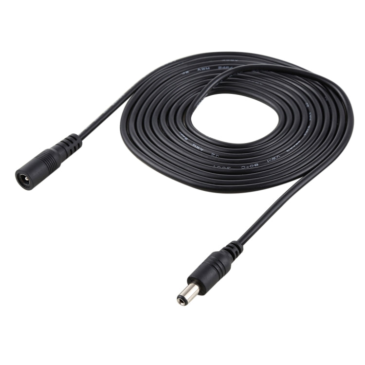 Cáp nối dài phích cắm nguồn DC 5.5 x 2.1mm cái sang đực dài 2m 22AWG cho laptop, 2m 5.5 x 2.1mm
