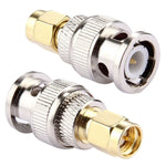 2 cái Đầu nối BNC Male sang SMA Male, Male sang SMA Male