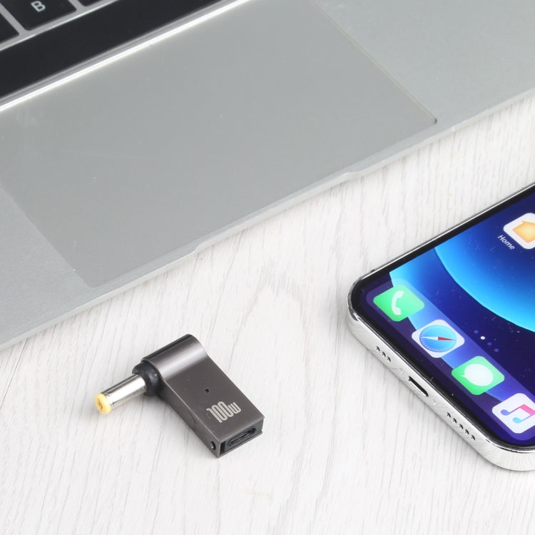 Bộ chuyển đổi sạc máy tính 100W USB-C / Type-C cái sang DC 5.5x1.7mm đực cho Acer, Type-C cái sang DC 5.5x1.7mm đực