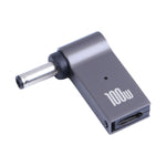 Bộ chuyển đổi sạc máy tính 100W USB-C / Type-C cái sang DC 4.5x3.0mm đực cho Dell, Type-C cái sang DC 4.5x3.0mm đực