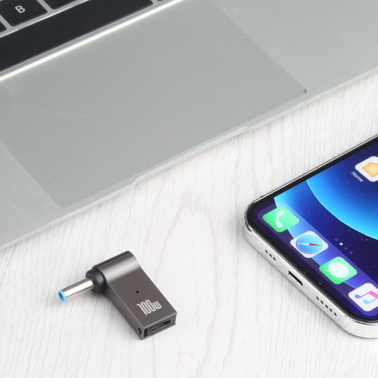 Bộ chuyển đổi sạc máy tính 100W USB-C / Type-C cái sang DC 4.5x3.0mm đực cho HP, Type-C sang DC 4.5x3.0mm