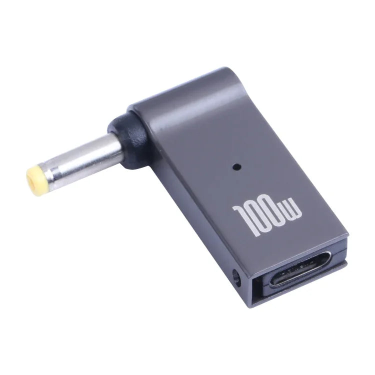Adapter sạc máy tính 100W USB-C / Type-C cái sang DC 4.0x1.7mm đực cho Lenovo, Type-C cái sang DC 4.0x1.7mm đực (Vàng)