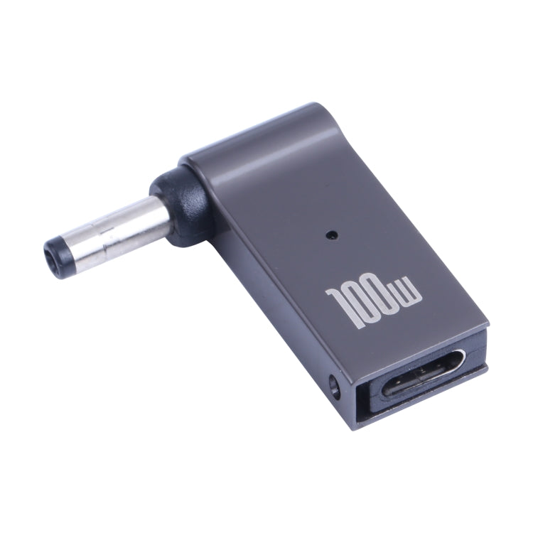 Bộ chuyển đổi sạc máy tính 100W USB-C / Type-C cái sang DC 4.0x1.7mm đực cho Lenovo, Type-C cái sang DC 4.0x1.7mm đực (màu đen)